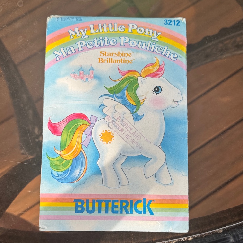 Butterick My Little Pony Pattern